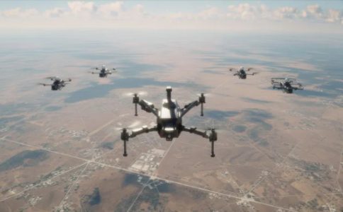 Skunk Works Collaborates With Drone Swarm Developers